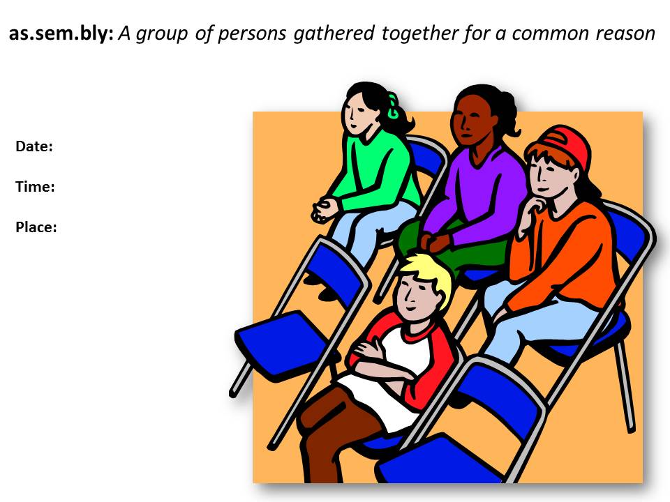 clipart school assembly - photo #7