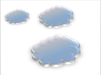 Glass Clouds PowerPoint Content Slide