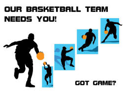 Basketball poster for schools