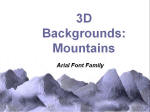 Mountains background for PowerPoint