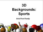 Free sports themed background for PowerPoint