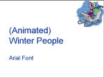 Free animated winter theme powerpoint templates