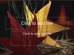 Download traditional fall themed PowerPoint background