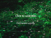 Free Spring green powerpoint background