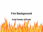 Free fire background for PowerPoint