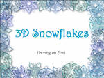 Free snowflake background for PowerPoint