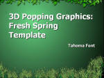 Free spring background for PowerPoint